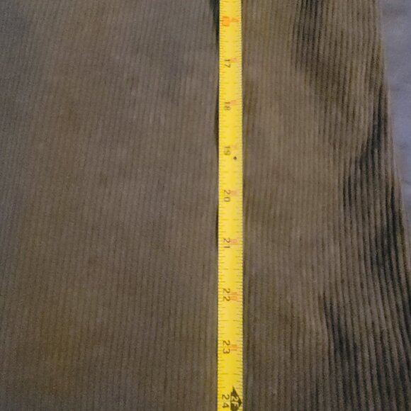 Halara Mid Rise Front Side Flap Pocket Midi Corduroy Casual Skirt - Picture 8 of 10